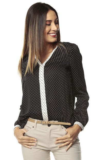 Blusa Negra ESPRIT
