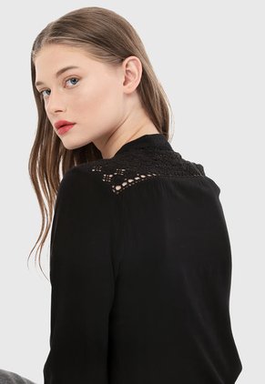 Blusa Negro Esprit