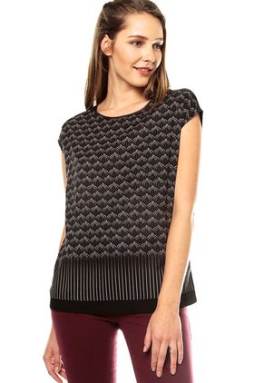 Blusa Negra ESPRIT