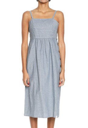 Vestido Azul-Blanco Esprit