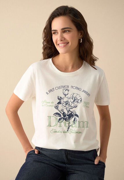 Camiseta ESPRIT Beige