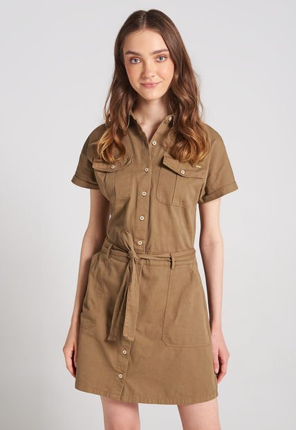 Vestido Caqui ESPRIT