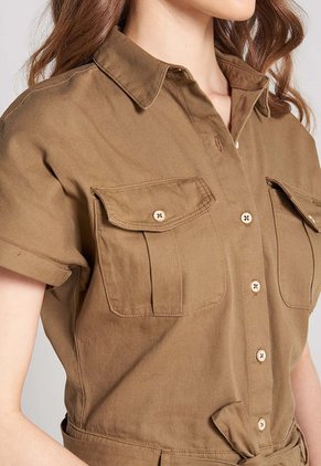 Vestido Caqui ESPRIT