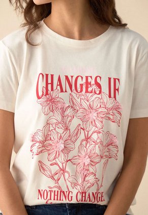 Camiseta ESPRIT Beige