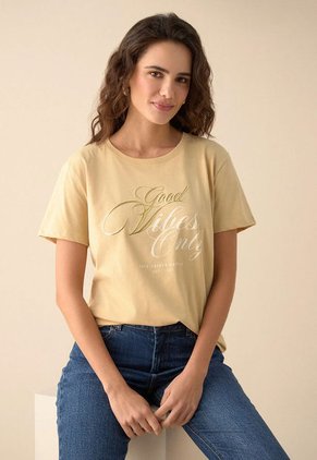 Camiseta ESPRIT Ocre