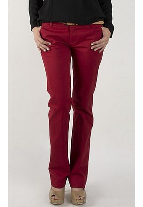 Pantalón Esprit Rojo oscuro