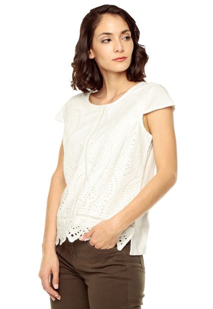 Blusa Blanco Hueso  Esprit