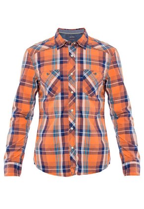 Camisa Naranja-Azul ESPRIT