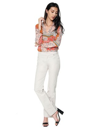 Blusa Coral-Blanco-Naranja Esprit