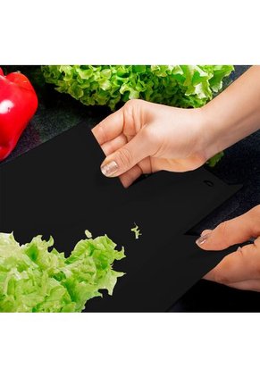 Tabla De Picar Essenza Cube Negra