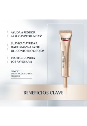 Eucerin Hyaluron Filler+Elasticity Cont Ojos Fps15 Tubo 15Ml