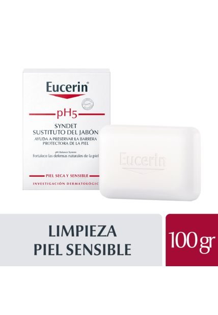 Eucerin Ph5 Syndet Barra Nuevo Tubo 100 Gramos