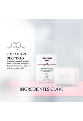 Eucerin Ph5 Syndet Barra Nuevo Tubo 100 Gramos