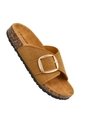 Sandalia De Mujer Evacol 0463-000 Suela Baja Con Hebilla de EVACOL