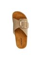 Sandalia De Mujer Evacol 0463-000 Suela Baja Con Hebilla de EVACOL