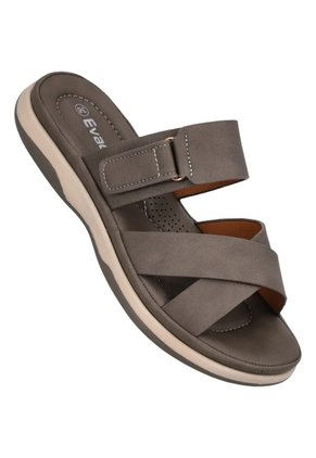 Sandalias De Mujer Comodas Evacol 0482-000 Con Tiras En Cruz