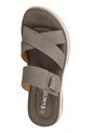 Sandalias De Mujer Comodas Evacol 0482-000 Con Tiras En Cruz de EVACOL