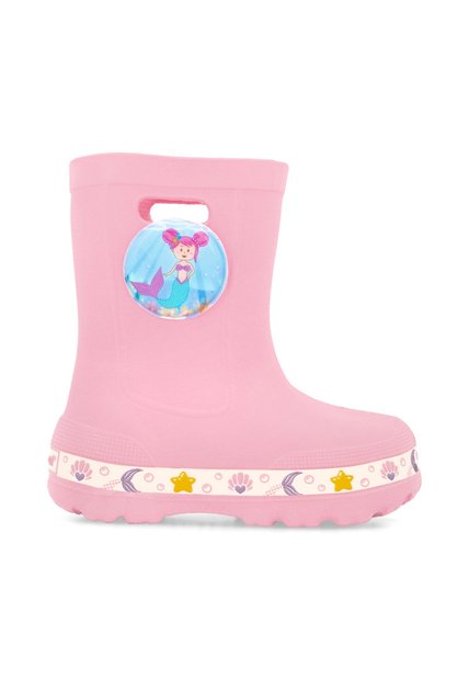 Bota Infantil Evacol 0134-015 Con Huecos Y Diseño Sirena