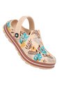 Suecos Sandalias Evacol 0172-414 Con Estampado Unico de EVACOL