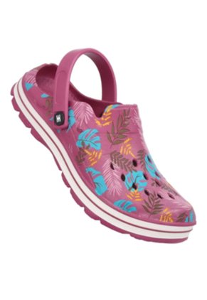Suecos Sandalias Evacol 0172-414 Con Estampado Unico