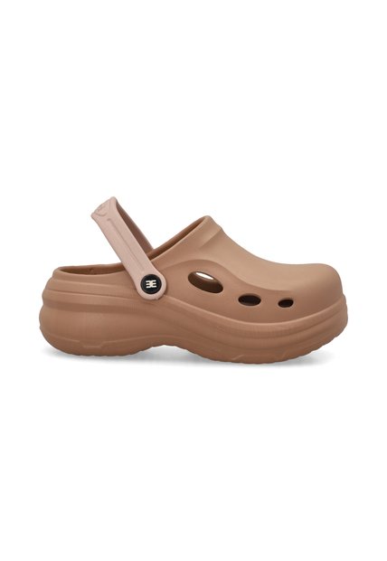Zueco Para Mujer Evacol 0255-000 Con Huecos Y Plataforma