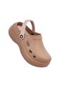 Zueco Para Mujer Evacol 0255-000 Con Huecos Y Plataforma de EVACOL