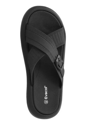Sandalias Para Mujer Evacol 0945-000 Con Tiras Y Hebilla
