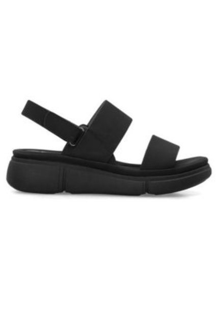 Sandalia Capellada Evacol 0438-000 Para Mujer Con Suela Alta