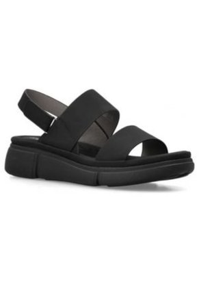 Sandalia Capellada Evacol 0438-000 Para Mujer Con Suela Alta