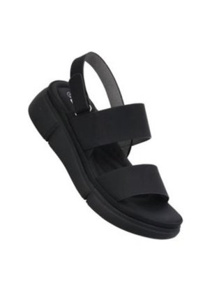 Sandalia Capellada Evacol 0438-000 Para Mujer Con Suela Alta