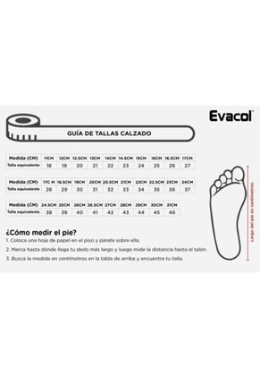Zapato Para Dotación Evacol 0263-000 Antideslizante Y Ligero