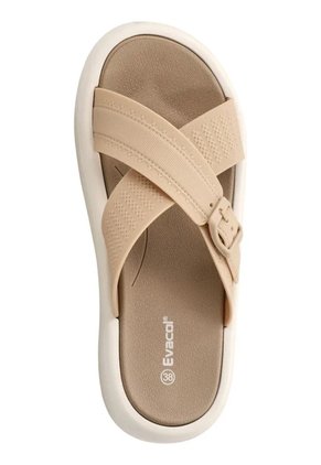 Sandalias Para Mujer Evacol 0945-000 Con Tiras Y Hebilla