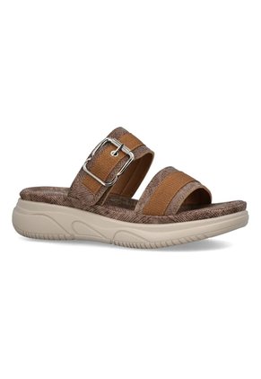 Sandalias Para Mujer Evacol 0483-000 Cómodas Con Hebilla