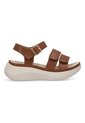 Sandalias Para Mujer Evacol 0484-000 Con Hebilla Y Abrojo de EVACOL