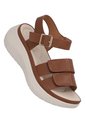 Sandalias Para Mujer Evacol 0484-000 Con Hebilla Y Abrojo de EVACOL