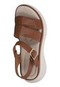 Sandalias Para Mujer Evacol 0484-000 Con Hebilla Y Abrojo de EVACOL