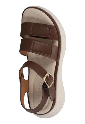 Sandalias Para Mujer Evacol 0484-000 Con Hebilla Y Abrojo