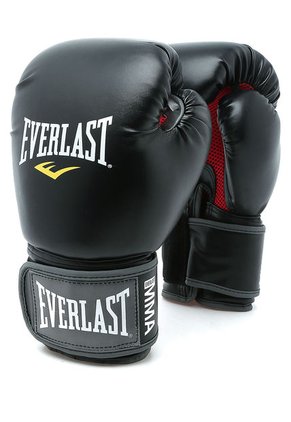 Guantes De Boxeo Negros-Blanco Everlast Pro Style Muay