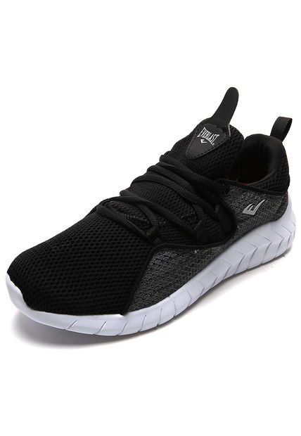 Tenis Training Gris-Negro-Blanco Everlast