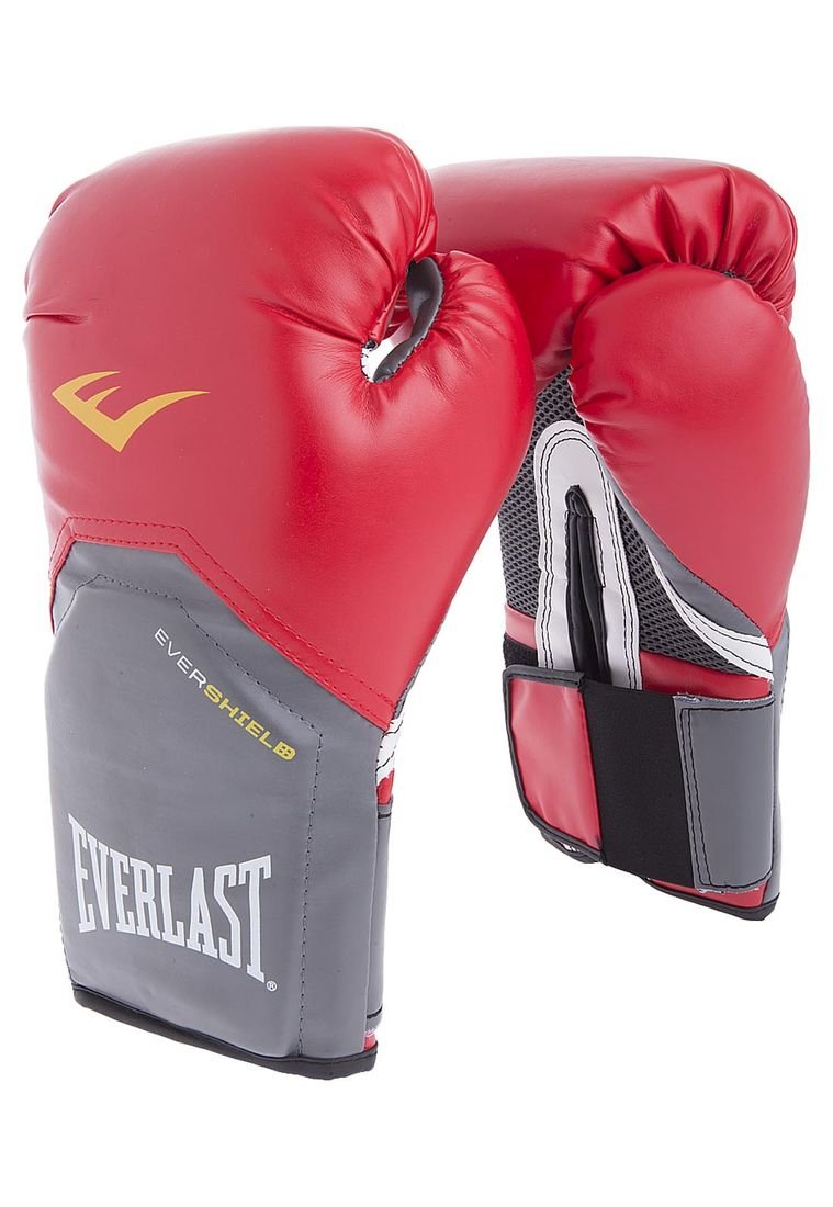 Guantes RojoGris Everlast Pro Style Elite Training Gloves 14 Oz