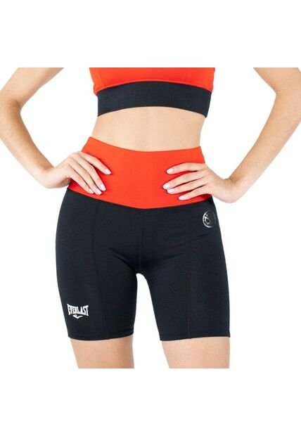 Short Biker Everlast Spiderman Mujer-Negro/Rojo