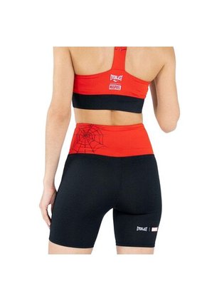Short Biker Everlast Spiderman Mujer-Negro/Rojo