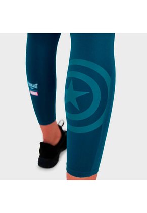 Leggings Everlast Marvel Capitan America Mujer-Azul