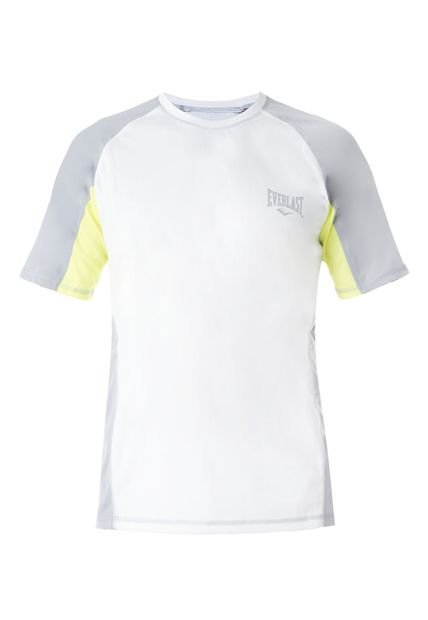 Camiseta Everlast Blanco-Gris-Verde Neón