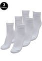 Trio Calcetines Blancos Everlast  Sports Anklet de Everlast