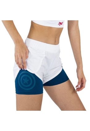 Short Everlast Captain America Mujer-Blanco