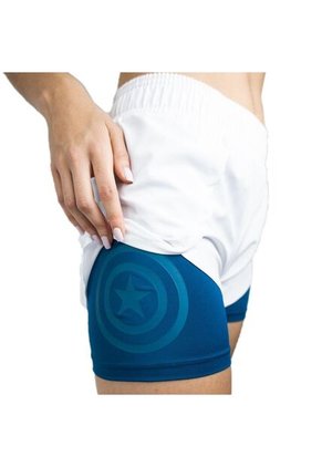 Short Everlast Captain America Mujer-Blanco