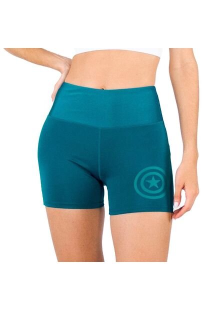 Short Everlast Captan America Mujer-Azul