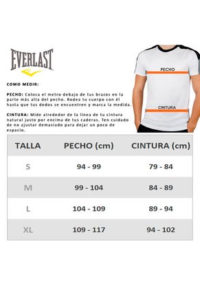Camiseta Esqueleto Everlast Border Para Hombre-Gris Claro
