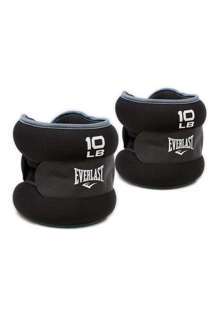 Pesas Tobilleras Everlast De 20lb-Negro